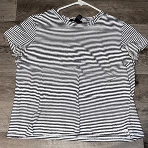 Black and white striped shirt